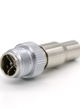 甄选m12航空插头焊接包胶屏蔽以太网Xcode芯8 线端M12连接器