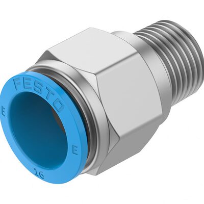 甄选FESTO费斯托空压机气管快速接头NPQE-LT-R18-Q10-P10气动快插