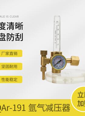 上海减压器YQAR-191氩气减压器带流量管压力表厂家销售