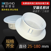 空调孔洞装 饰盖空调管玻璃洞口天花灯孔油烟机孔堵盖遮丑盖墙洞盖