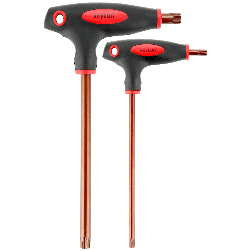 进口德国日本keycon内六角扳手单个花型t型梅花螺丝刀套装单支内