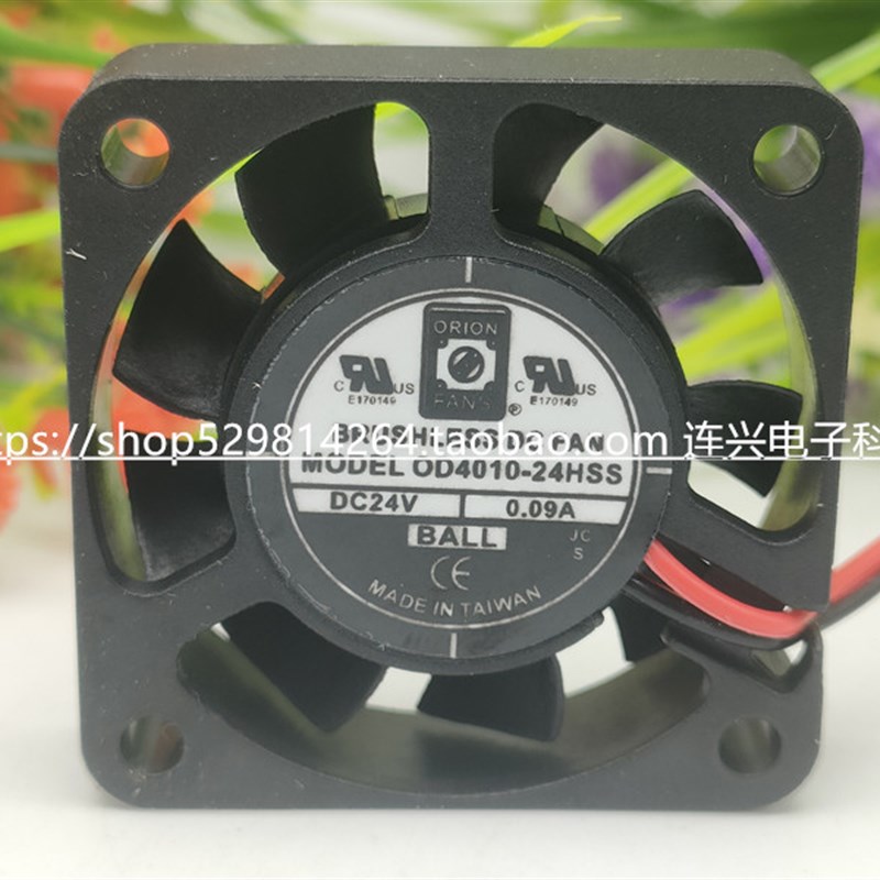 全新ORION FANS OD4010-24HSS 24V 0.09A 4CM 4010变频器散热风扇
