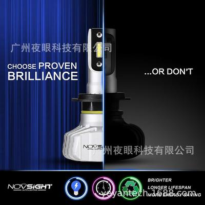 汽车灯泡LED大灯汽车前大灯新款N15 10000LM 60W