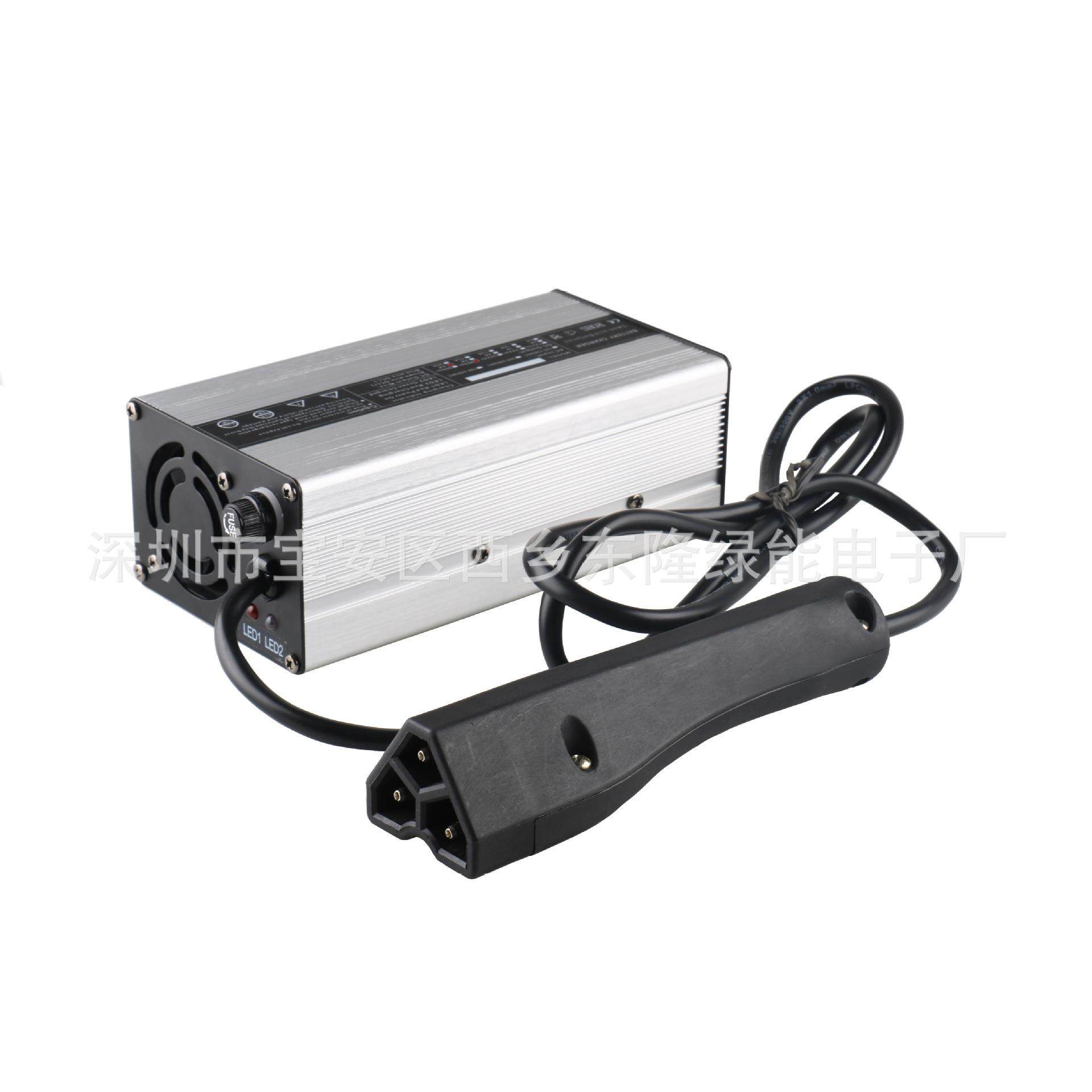 优质银壳铅酸电池48V6A美国美规110V高尔夫球车RVX插头RXV