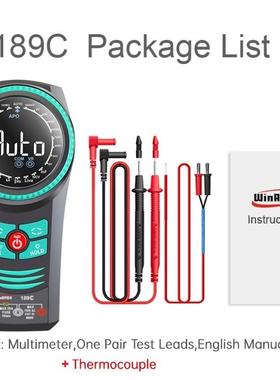 WINAPEX 便携式旋转拨号智能数字万用表 6000 计数交流/直流电压