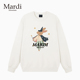 2026春款 官方旗舰店Mardi Mountain韩国正品 印花套头圆领女卫衣