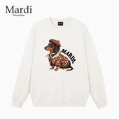 官方旗舰店 印花套头圆领女卫衣 Mountain腊肠狗秋冬款 正品 Mardi