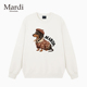官方旗舰店 印花套头圆领女卫衣 Mountain腊肠狗秋冬款 正品 Mardi