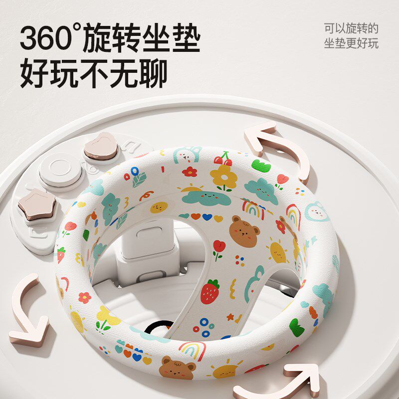 婴儿学步车6到18个月防o型腿多功能宝宝一周岁幼Q童学行车2024新