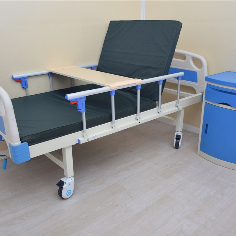 梓骅牌单摇床病床疗养护理床加厚方管床双摇床 家用床起背升降床