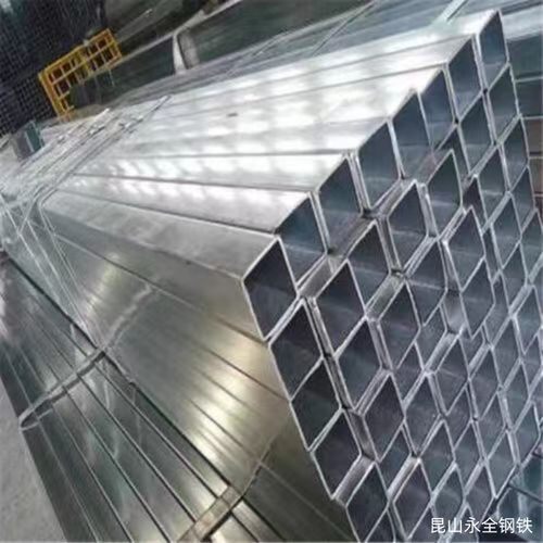 镀锌方管 20Q235镀带管矩y形管立柱铁管冷拉烤膝黑色方管 镀锌管