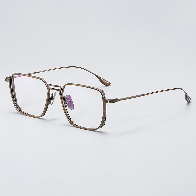 纯钛超轻变色近视大框眼镜男款可配度数散光防蓝光男士眼睛镜框架