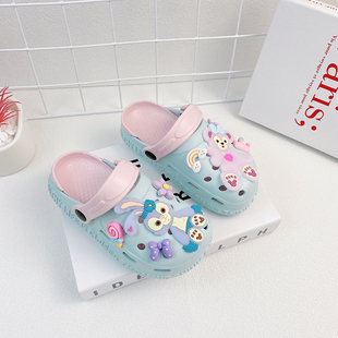 2022年新款女童拖鞋女宝洞洞鞋宝宝春秋夏天冬季凉鞋夏款网红爆款