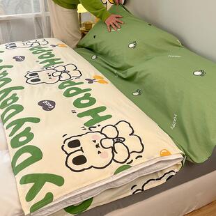 隔脏酒店睡袋外出差便携式床单双人G被罩三四件套一体旅行神器