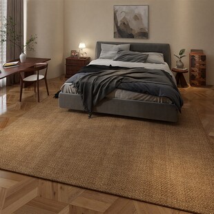 日式卧室诧寂风床边毯o客厅沙发2024新款地毯书房茶几高级寝室地