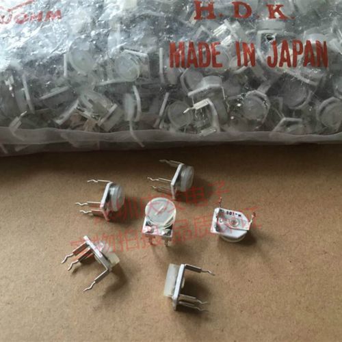 日本HDK 玻璃釉 可调电阻 微调 电位器 085 卧式 500欧 501 全新