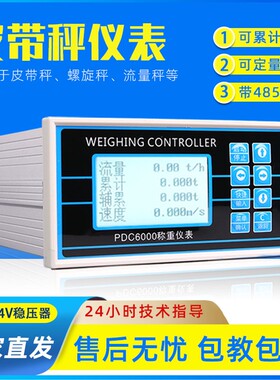 高精度电子皮带秤称重仪表定量配料控制器螺旋流量秤给煤机输送带