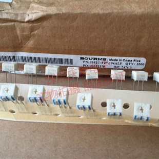 原装 美国BOURNS 顶调电位器 3362U 100K 104ALF 3脚 精密可调 FZ7