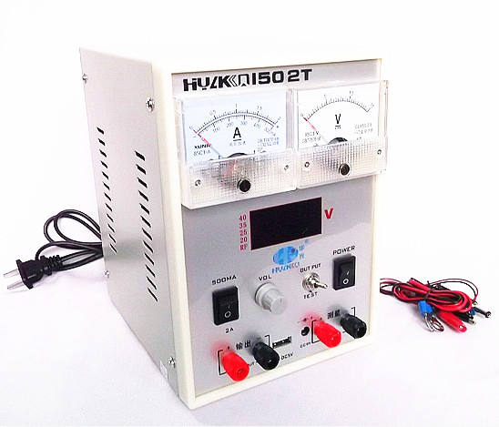 HUAKKO手机维修电源1502T维修专用可调直流稳压电源15V2A自动保护