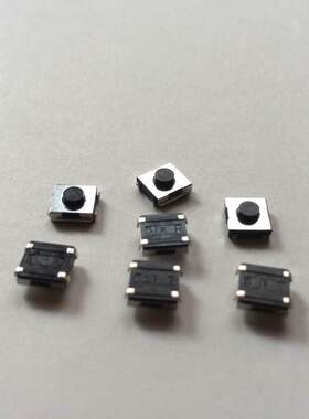 DTSL-62KP-V-T/R台湾圆达DIP轻触开关6*6*3.1贴片包脚4脚微动按键