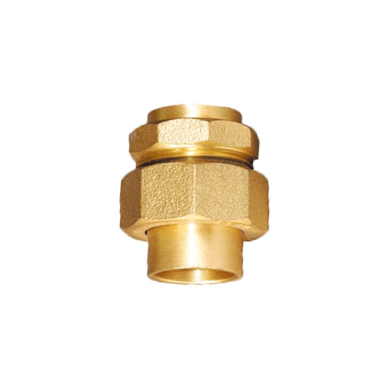 正品埃美柯665黄铜焊接承口活接头DN65(2.5寸)67x67专卖店