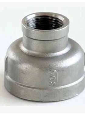 304不锈钢变径异径内丝 大小头/大管箍 DN65 DN80 DN100大管接头