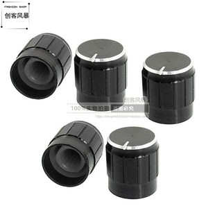 6毫米电位器控制旋钮 音量控制旋钮 直径为6mm 滚花轴电位 10个装