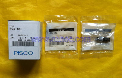 RC4-M5  RTCN4-M5  日本   PISCO   旋转接头   全新 正品 碧士克