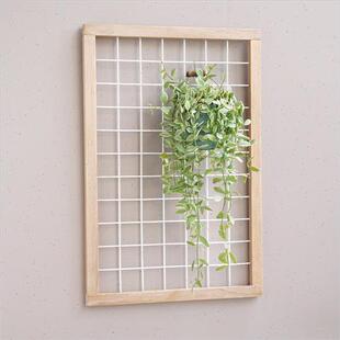 现货速发网格花架家用台装 饰置物架墙面悬挂架爬藤绿萝铁艺客厅