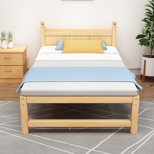 小户型一米二d1.2小床单人床1米2宽120儿童90200cm床80x190