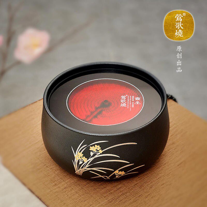 莺歌烧兰花电陶炉m超静音大瓦数茶炉铁壶银壶专用烧水茶具