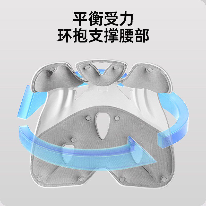 姿坐垫护腰矫靠垫正座椅靠腰背椅C子端神器正矫纠久坐腰托办公室