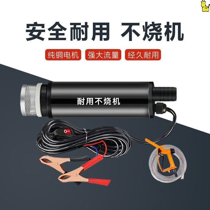 抽油泵12v柴油泵电动抽油泵家用自吸油泵24v抽油神器W抽水泵油抽