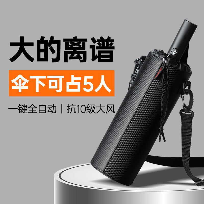 超大雨伞加大加固加厚抗暴雨专用全自动I雨伞男士折叠伞抗风特大
