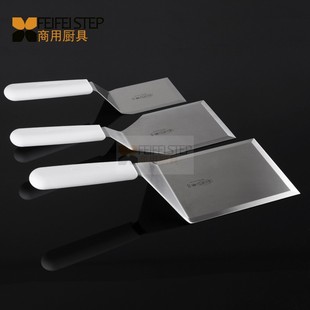 304不锈钢扒铲 手o抓饼牛排 商用加厚大号平铲厨房平底锅铲子 煎