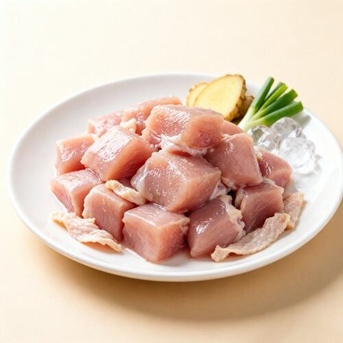 清真六和鸡腿肉丁1kg*3袋 包冰率不含冰