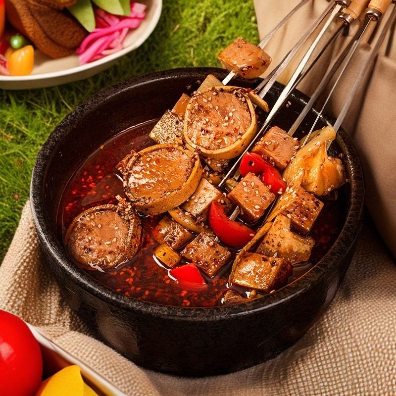 中粮梅林午餐肉罐头198g*10罐夜宵速食零食泡面伴侣