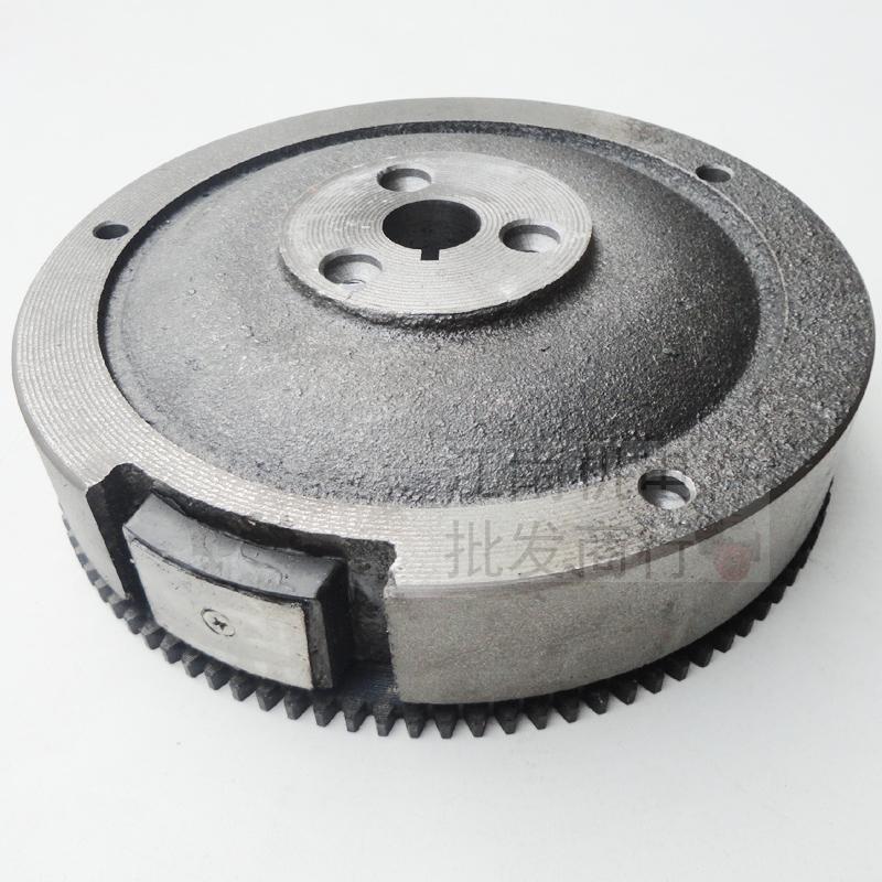 汽油发电机配件188F 6.5KW磁飞轮 发动机192 190FGX390电启动飞轮