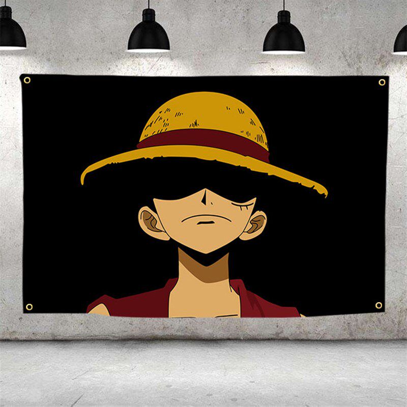 60 x 90 cm 海贼王旗帜海盗旗 草帽 路飞 旗