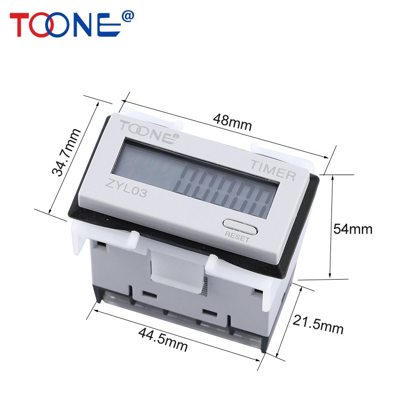 卓一自带电源数显电子累时器ZYL03-5 -6 DHC3L无有电压停电保持