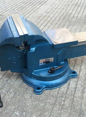 虎盛工业级重型台虎钳轻型台钳3-10寸带钻台家用机修汽修工作台钳