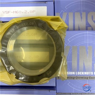 台湾YINSH盈锡精密锁紧螺母YSF M105x2P主轴丝杆牙腹自锁圆并帽