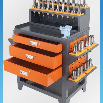 cnc加工中心锁刀座辅助工作台重型三抽钳工台数控机床车间操作台