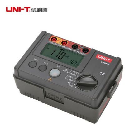 UNI-T优利德UT501A/UT501B/UT502A绝缘电阻测试仪1000V兆欧表摇表