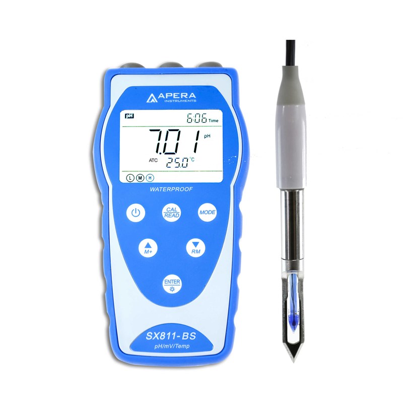 上海三信SX811-BS肉类穿刺型pH计LabSen763食品刀片穿刺电极