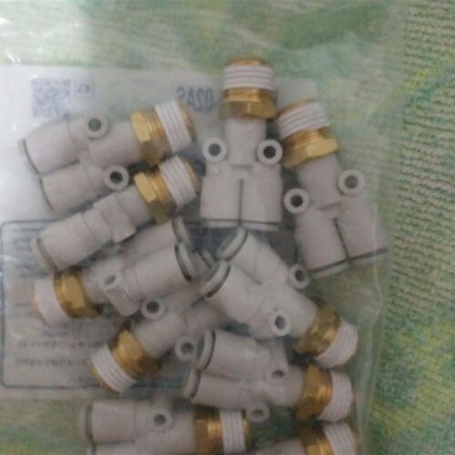 全新原装KQ2U04/KQ2U06/KQ2U08-M5-M6-01S-02S-03AS外螺纹Y形接头