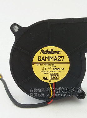 全新原装正品 NIDEC A35236-58 6025 12V 0.24A 涡轮风扇 鼓风机
