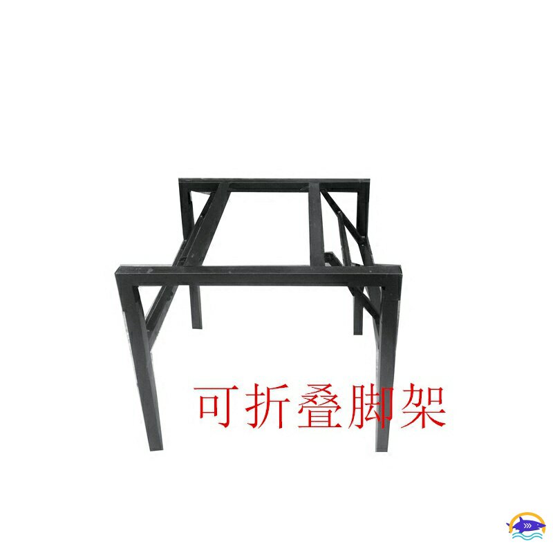 圆桌面折叠 折架l对折圆台面脚架铁脚架餐桌子餐桌餐桌伸缩折叠桌