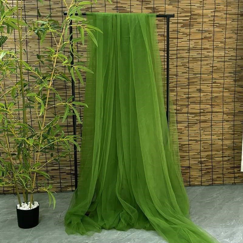 纱舞台布置婚礼椅背吊顶拱门花艺户外婚庆纱幔白色幼儿园装饰背景