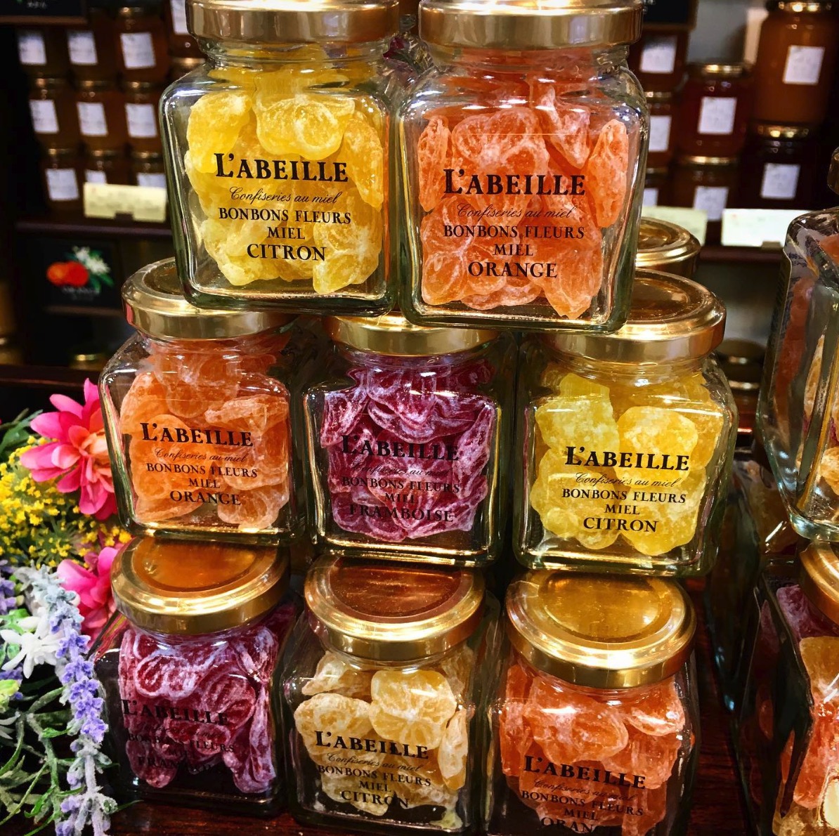 日本L'ABEILLE蜂蜜专门店莓果柠檬柑橘水果蜂蜜糖蜂胶糖